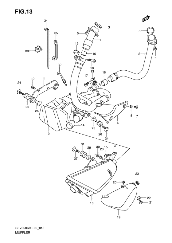 Muffler comp