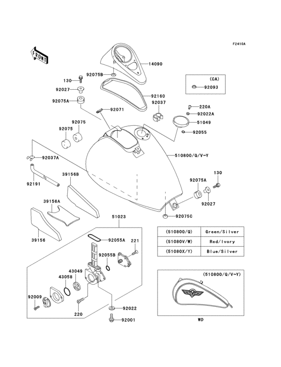 Fuel tank(1/4)(vn800-b2)