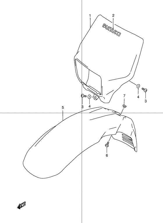 DR250 Фара головного света