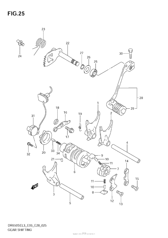 Gear Shifting (Dr650Sel3 E33)