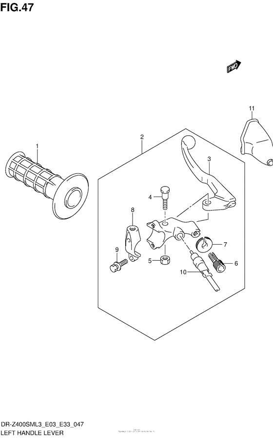  Рычаг сцепления