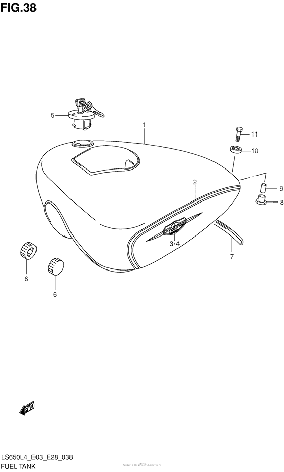 Fuel Tank (Ls650L4 E28)