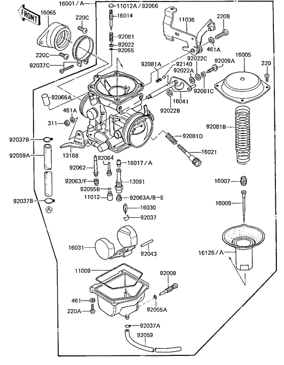 Carburetor assy