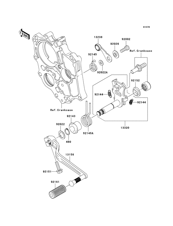 ER650 Переключатель передач