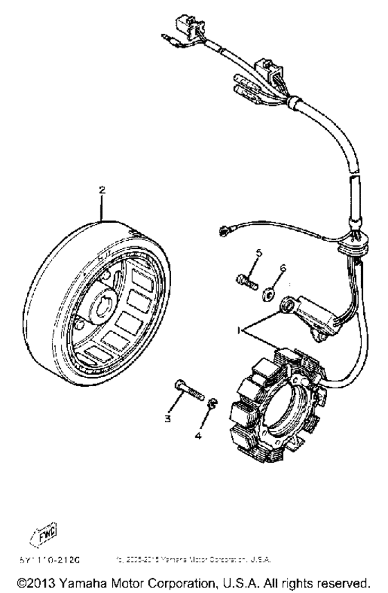 XT550K A - c - generator