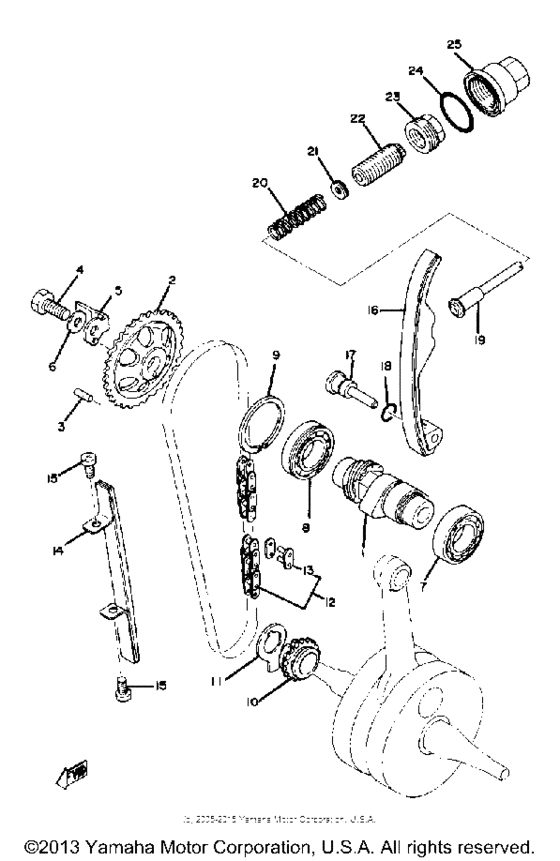 Camshaft - chain