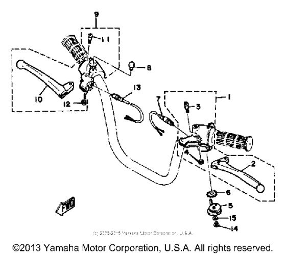 Handle switch - lever