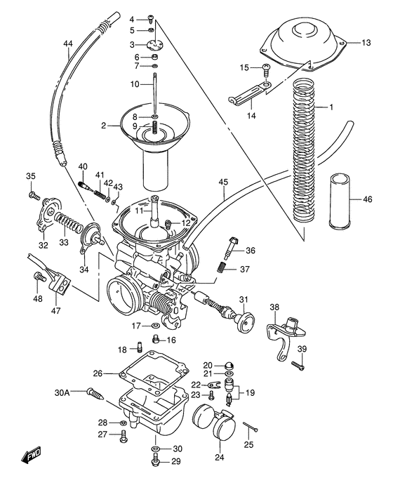 Carburetor assy