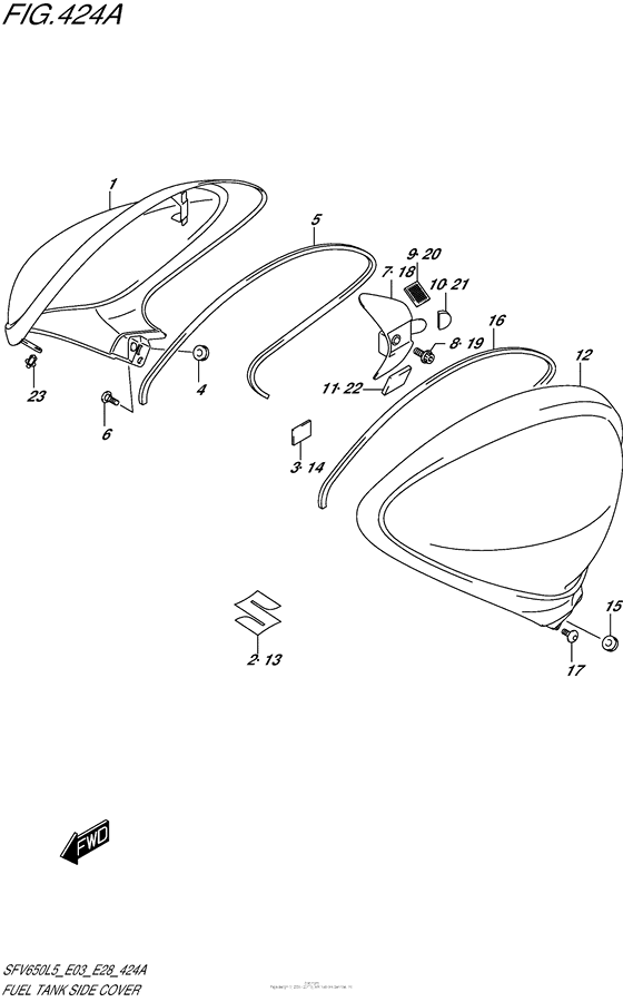 Fuel Tank Side Cover