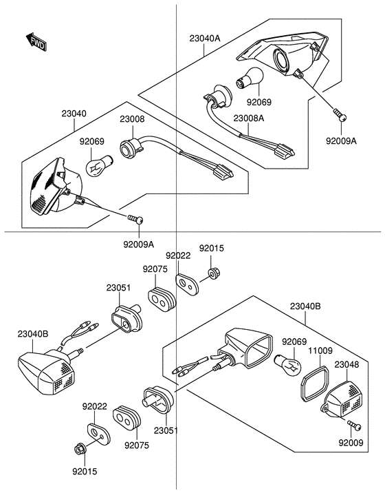 FD112 Сигнал поворота