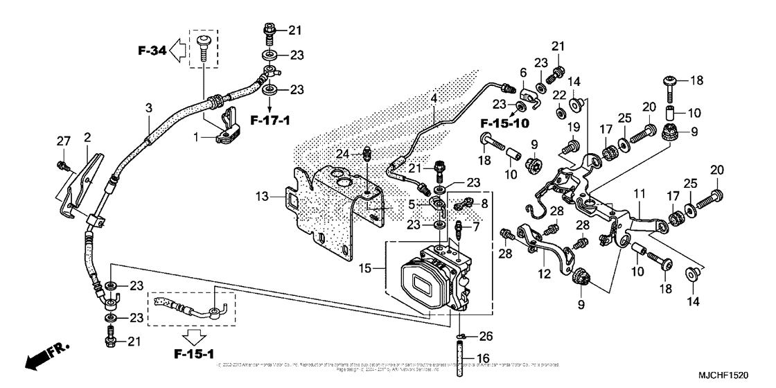 Rear Valve Unit (Cbr600Ra)