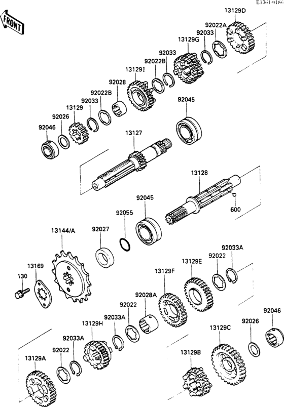 EX500 Трансмиссия