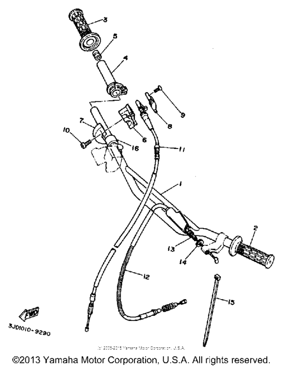Handlebar-cable