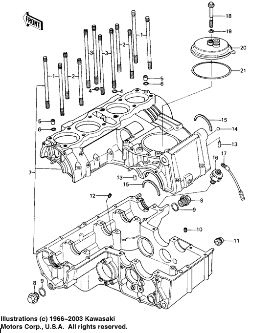 Crankcase/breather cover