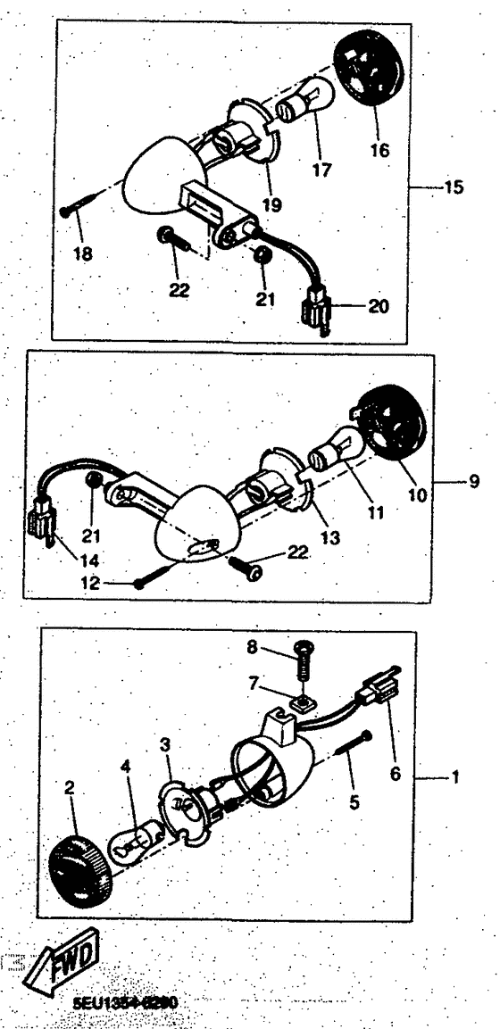 YH50 Поворотники