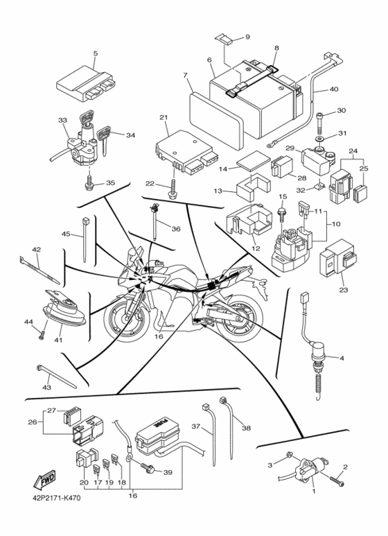 FZ8-S Equipo electrico