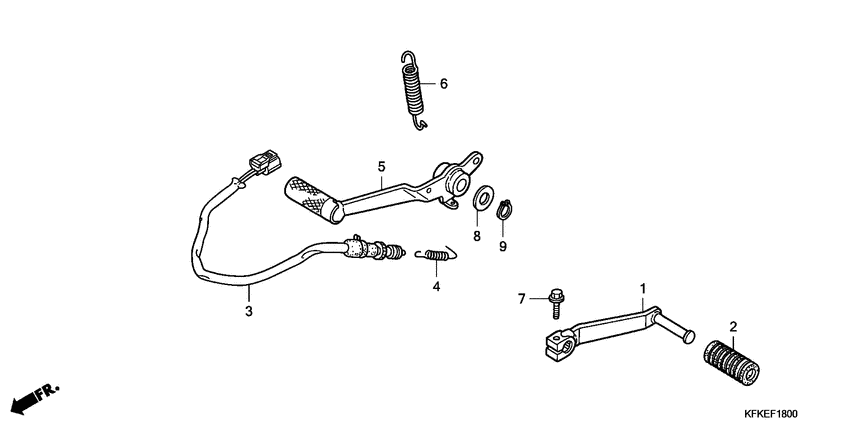 Brake pedal assy
