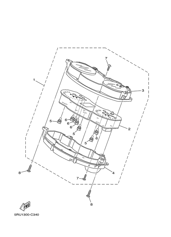 YP400 Приборы