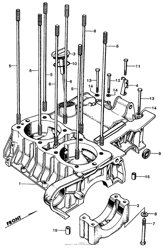 Upper crankcase