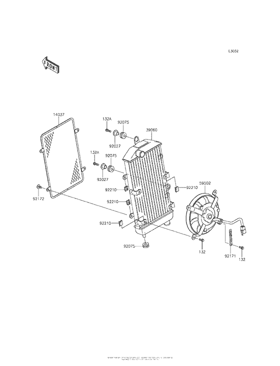 VN900 Радиатор