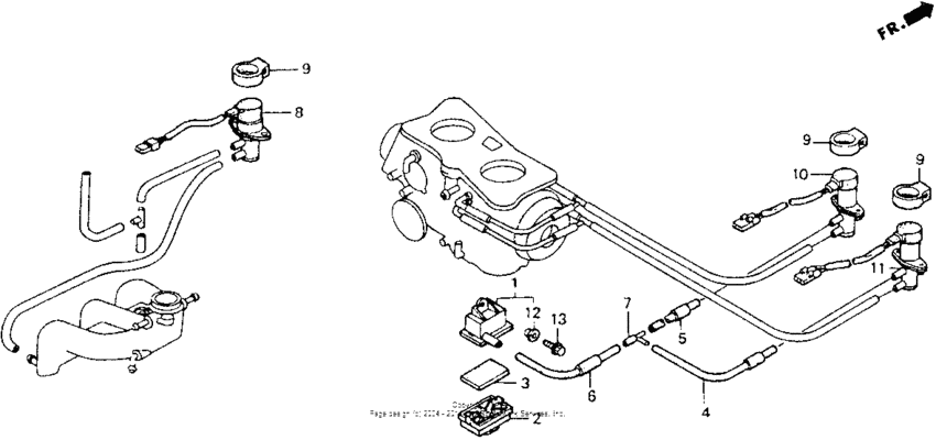 GL1500I Solenoid valve