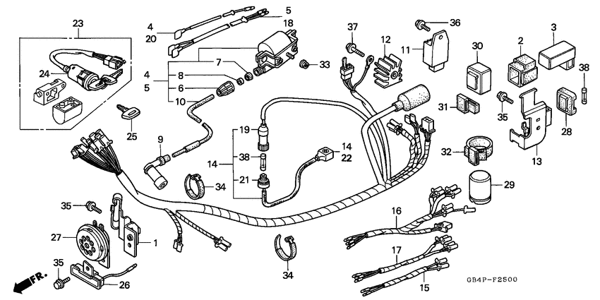 Wire harness/ ignition coil