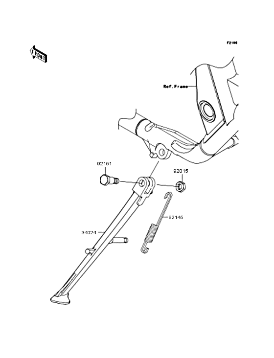 ZR1200 Подножка