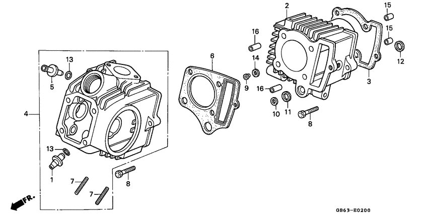 Cylinder/cylinder head