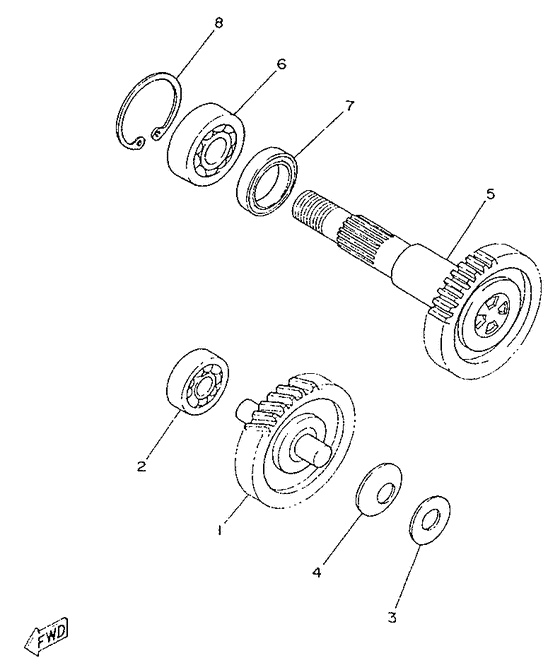 YA50R Трансмиссия