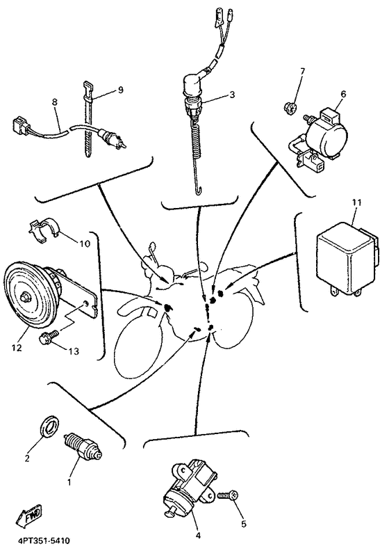 XT600E Электрика 2