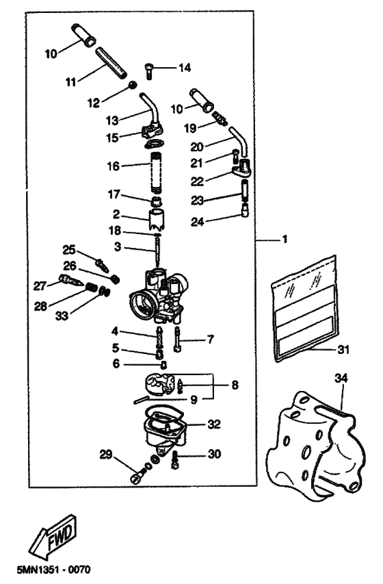 Carburetor assy