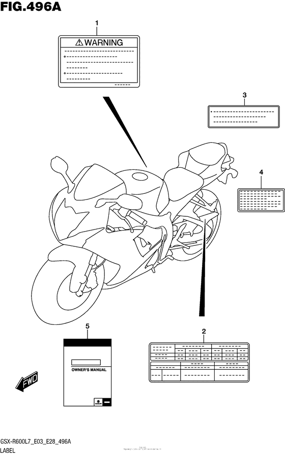 Label (Gsx-R600L7 E03)