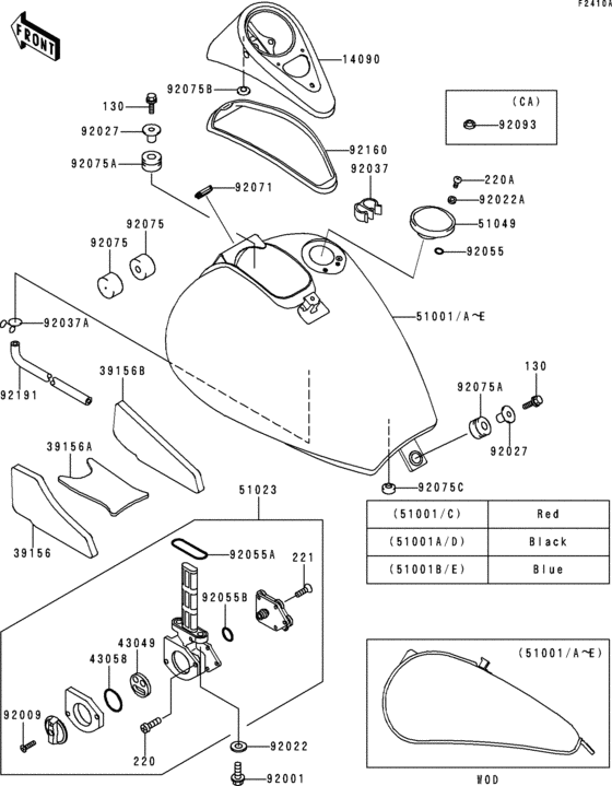 VN800 Fuel tank(1 / 2)(vn800-a3)