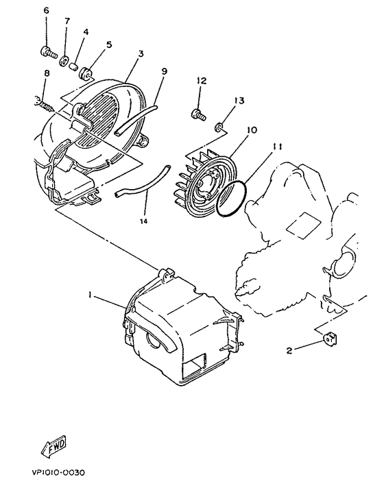 Air shroud. fan