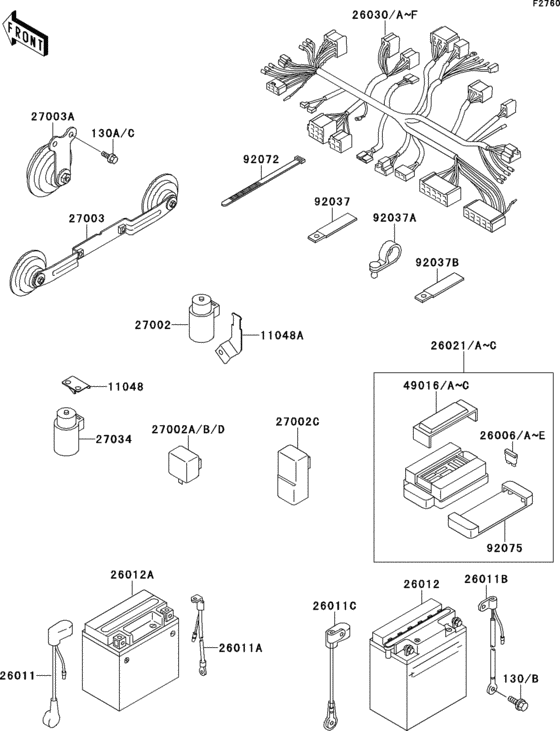 Chassis electrical equipment(1/2)