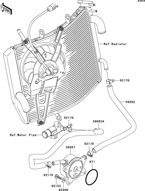 ZX600 Масляный картер
