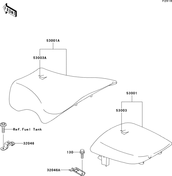 ZX900 Сиденье