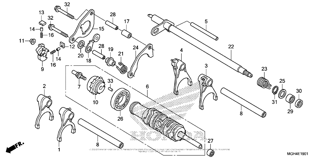 Gearshift Drum (2)