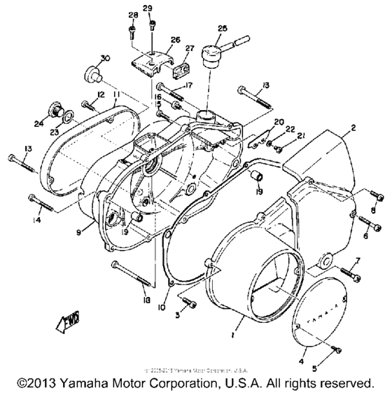Crankcase cvover