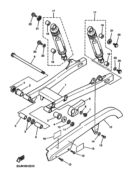 Rear arm & suspension