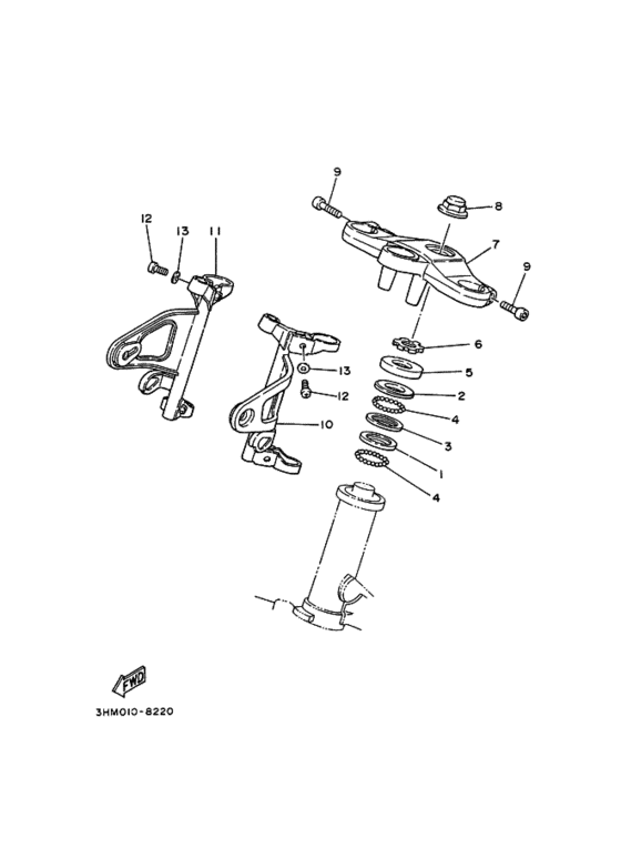 RZ250R ｽﾃｱﾘﾝｸﾞ