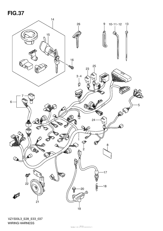 Wiring Harness (Vz1500L3 E33)