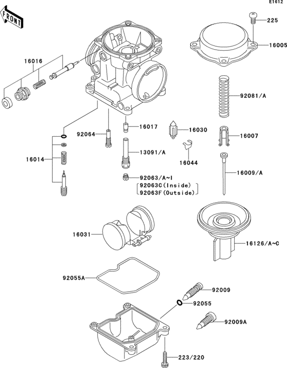 Carburetor parts(1/2)