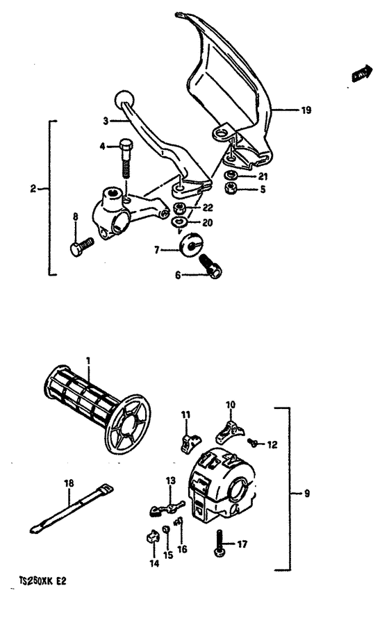 Left handle switch
