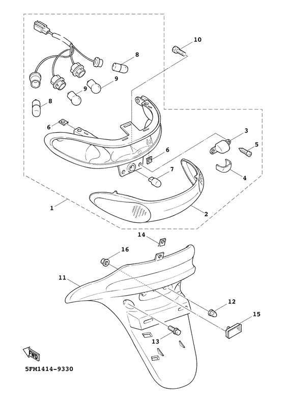 XC125FC Фонарь