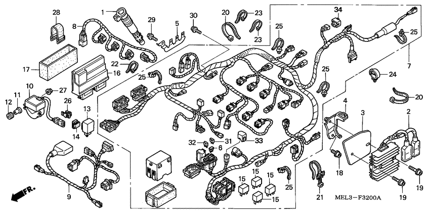 Harness wire