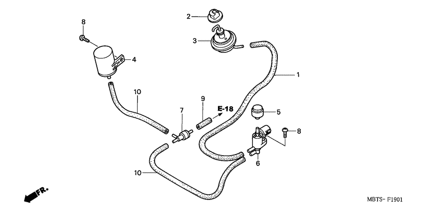 Bypass control solenoid valve