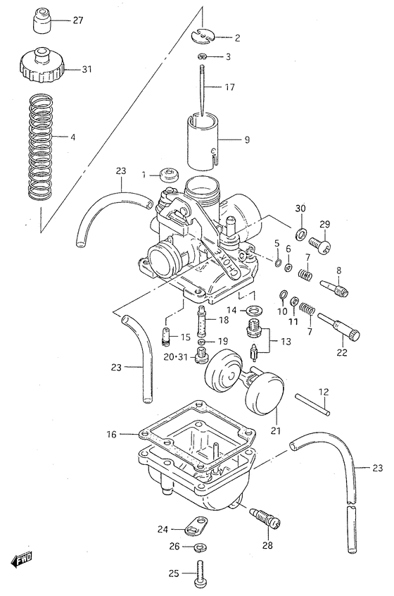 Carburetor assy
