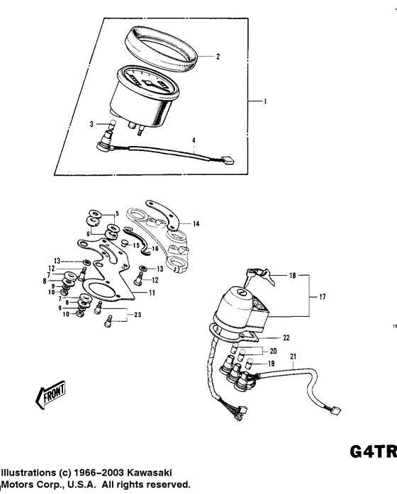 Meters/ignition switch