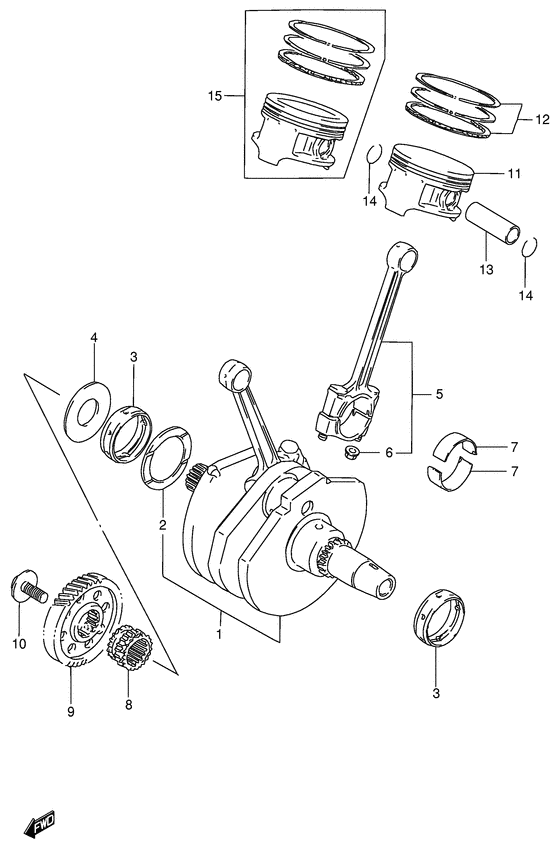 VS800 Вал коленчатый